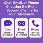 Chat, Email, or Phone: Choosing the Right Support Channel for Your Customers